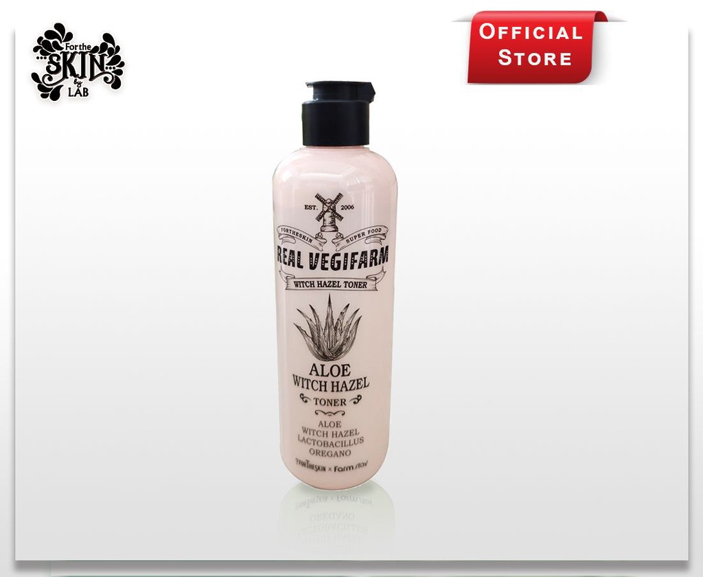 SUPER FOOD REAL VEGIFARM WITCH HAZEL TONER-Aloe (280 ml)
