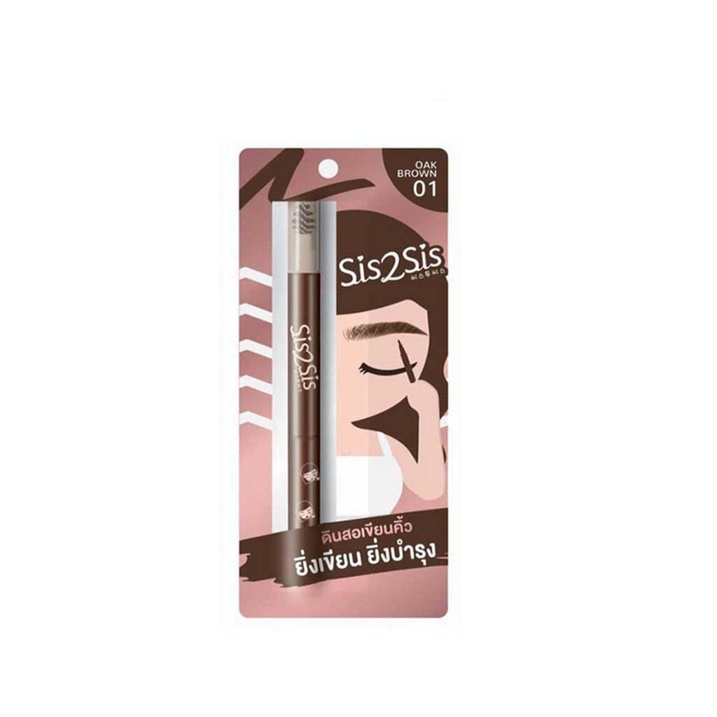 SIS2SIS ALL DAY EYEBROW PENCIL 01 0.28G